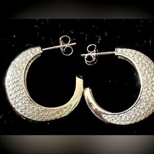NWT Bella Luce® 7.15ctw Rhodium Over Sterling Silver Earrings